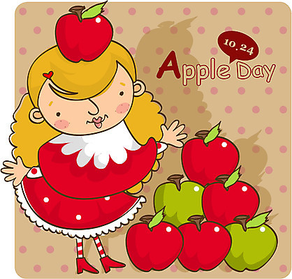EPS 전신 여자 기념일 과일 일러스트 선물 한명 서기 사람 이벤트 20대 성인 사과 사과데이 애플데이 여자만 여자한명만 성인여자만 청년만 청년여자만 성인한명만 청년여자한명만 성인여자한명만 성인만 국내일러스트 1 모션 데이이벤트 청년 파일형식 벡터