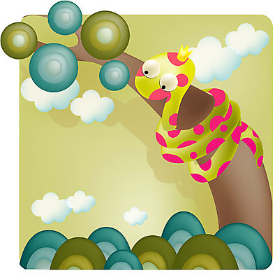 EPS 나무 동물 구름 척추동물 한마리 일러스트 파충류 새해 사람없음 야외 십이지신 운세 뱀띠 뱀 십이지신캐릭터 또아리 일러캐릭터 자연요소 식물 캐릭터 1 파일형식 벡터