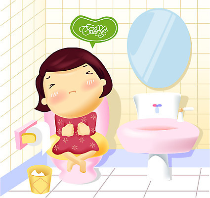 EPS 라이프스타일 여자 어린이라이프 초등학생 어린이 일러스트 실내 한명 사람 소녀 치료 고통 세면대 화장실 변기 배변 변비 좌변기 치질 여자만 여자한명만 어린이만 소녀만 소녀한명만 국내일러스트 1 학생 감정 의학 내부 생활 질병 파일형식 벡터