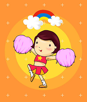 EPS 직업 캐릭터 라이프스타일 여자 어린이라이프 초등학생 어린이 포즈 일러스트 응원 한명 사람 소녀 축하 먼지떨이 치어리더 이벤트캐릭터 치어걸 율동 여자만 여자한명만 어린이만 소녀만 소녀한명만 일러캐릭터 1 학생 컨셉 생활 청소도구 파일형식 벡터