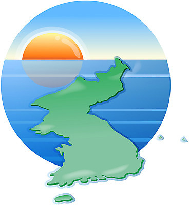 EPS 기념일 아시아 지도 일러스트 한국 사람없음 일출 만세 삼일절 이미지다이어리 한반도 애국심 광복 통일 국내일러스트 나라 모션 이벤트 공휴일 노을 국경일 파일형식 벡터