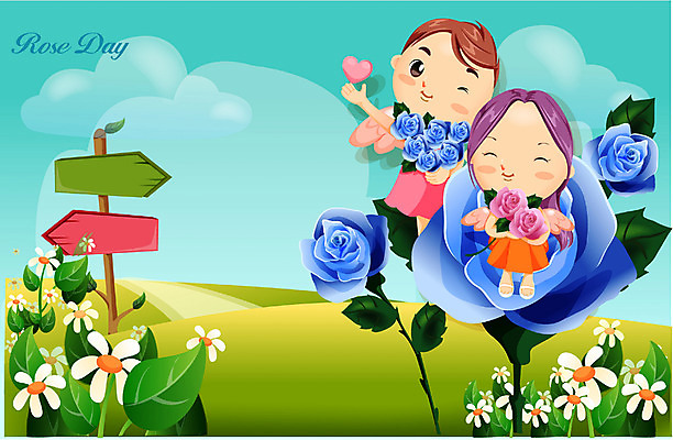 EPS 주간 커플 여자 남자 프로포즈 일러스트 사랑 사람 이벤트 야외 두명 장미 로맨틱 이미지다이어리 로즈데이 국내일러스트 자연요소 꽃 감정 컨셉 관계 데이이벤트 파일형식 벡터