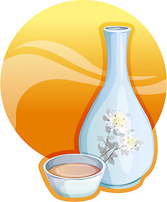 EPS 전통 계절 명절 음식 겨울 일러스트 주류 사람없음 이미지다이어리 정월대보름 전통주 귀밝이술 국내일러스트 한국전통 기념일 음료 파일형식 벡터