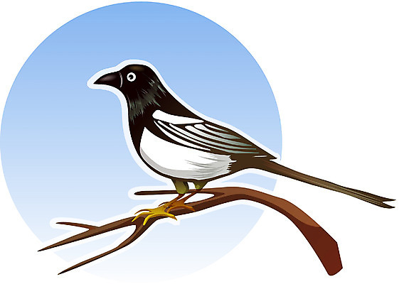 EPS 동물 척추동물 명절 일러스트 조류 사랑 사람없음 이미지다이어리 까치 칠석 오작교 국내일러스트 전통 기념일 감정 파일형식 벡터