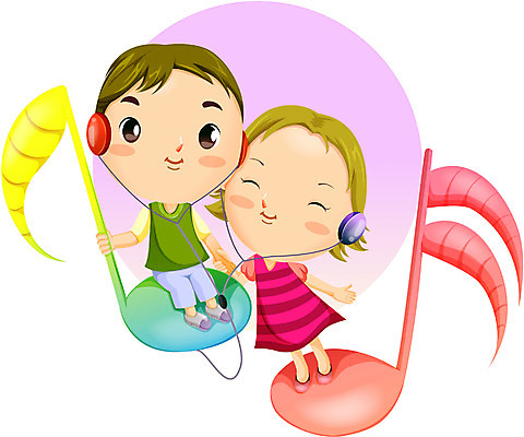 EPS 커플 여자 남자 음악 음표 일러스트 사랑 사람 이벤트 소년 두명 음악감상 로맨틱 이미지다이어리 뮤직데이 국내일러스트 기호 기념일 감정 어린이 컨셉 관계 문화예술 감상 파일형식 벡터