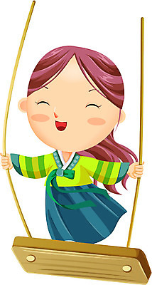 EPS 한국문화 한국전통 전통 계절 여자 명절 일러스트 청소년 한명 사람 10대 전통놀이 봄 한복 그네 이미지다이어리 그네뛰기 단오 단오날 여자만 여자한명만 십대만 십대여자만 십대여자한명만 국내일러스트 1 동양문화 기념일 놀이 한국 전통의상 파일형식 벡터