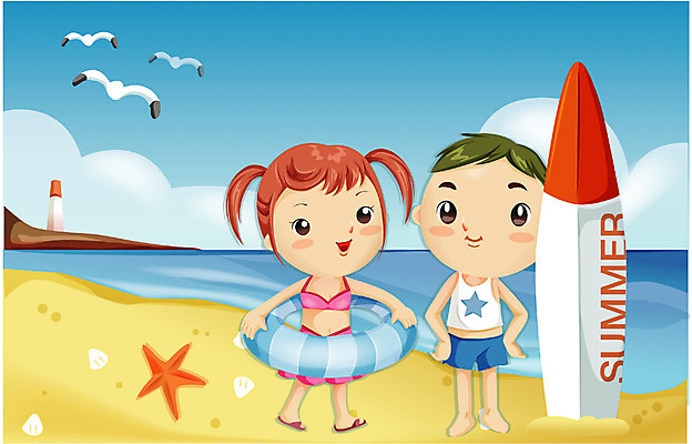 EPS 주간 사계절 계절 여자 남자 스포츠 바다 섬 일러스트 휴가 사람 소년 해변 야외 두명 여름 레포츠 여름휴가 바캉스 모래사장 서핑보드 서핑 이미지다이어리 여름스포츠 입하 국내일러스트 자연요소 어린이 레저 수상스포츠 보드_스포츠 절기 파일형식 벡터 여름_계절