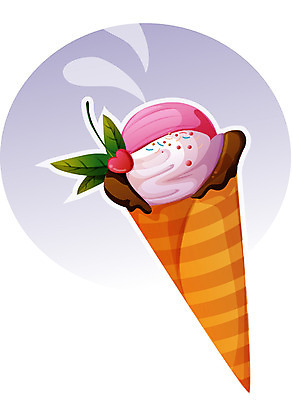 EPS 계절 일러스트 아이스크림 디저트 사람없음 여름 이미지다이어리 입하 국내일러스트 음식 절기 파일형식 벡터