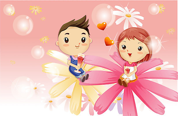 EPS 커플 여자 남자 꽃 일러스트 상상 사랑 사람 이벤트 두명 와인 로맨틱 이미지다이어리 코스모스 와인데이 국내일러스트 식물 감정 컨셉 관계 데이이벤트 주류 파일형식 벡터