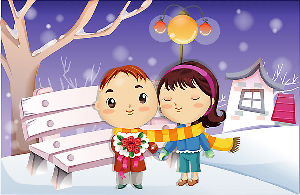 EPS 커플 계절 여자 남자 꽃다발 프로포즈 겨울 일러스트 사랑 사람 이벤트 야외 두명 목도리 로맨틱 야간 이미지다이어리 허그데이 국내일러스트 자연요소 잡화 꽃 감정 컨셉 관계 데이이벤트 파일형식 벡터