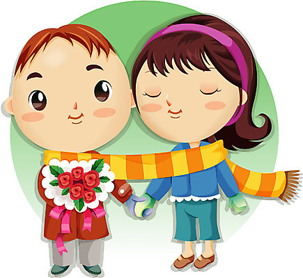 EPS 커플 계절 여자 남자 꽃다발 프로포즈 겨울 일러스트 사랑 사람 이벤트 두명 목도리 로맨틱 이미지다이어리 허그데이 국내일러스트 잡화 꽃 감정 컨셉 관계 데이이벤트 파일형식 벡터