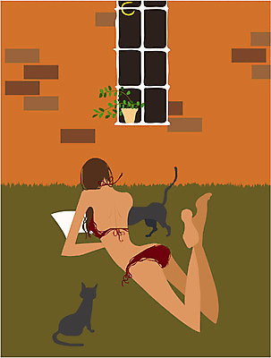 EPS 전신 우먼라이프 라이프스타일 웰빙 여자 여유 엎드리기 일러스트 휴식 실내 한명 사람 20대 성인 반려동물 독서 뷰티 고양이 선탠 여자만 여자한명만 성인여자만 청년만 청년여자만 성인한명만 청년여자한명만 성인여자한명만 성인만 국내일러스트 동물 1 감정 컨셉 포유류 모션 청년 내부 생활 파일형식 벡터