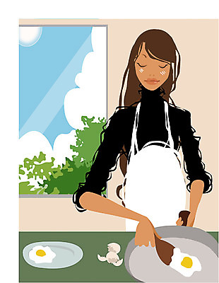 EPS 주간 우먼라이프 라이프스타일 여자 가사 일러스트 실내 요리 한명 사람 상반신 20대 성인 주방 계란프라이 요리중 여자만 여자한명만 성인여자만 청년만 청년여자만 성인한명만 청년여자한명만 성인여자한명만 성인만 국내일러스트 자연요소 1 모션 청년 내부 생활 계란요리 파일형식 벡터