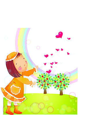 EPS 전신 나무 사계절 계절 여자 초등학생 어린이 무지개 일러스트 자연 사랑 한명 서기 사람 소녀 봄 하트 순수 즐거움 여자만 여자한명만 어린이만 소녀만 소녀한명만 국내일러스트 자연요소 모양 식물 1 학생 감정 컨셉 모션 생태계 파일형식 벡터