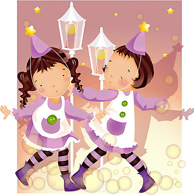 EPS 전신 캐릭터 사계절 계절 공공시설 여자 어린이 가로등 일러스트 서기 사람 소녀 두명 친구 파티 봄 고깔모자 생일 순수 즐거움 자매 이벤트캐릭터 여자만 어린이만 일러캐릭터 모자_잡화 기념일 감정 컨셉 가족 관계 모션 이벤트 시설 파일형식 벡터