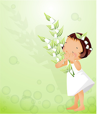 EPS 전신 식물 사계절 계절 여자 꽃 초등학생 어린이 일러스트 자연 한명 서기 사람 소녀 여름 순수 즐거움 방울꽃 여자만 여자한명만 어린이만 소녀만 소녀한명만 국내일러스트 1 학생 감정 컨셉 모션 생태계 파일형식 벡터