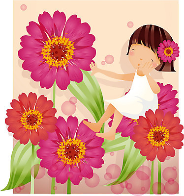 EPS 전신 식물 사계절 계절 여자 꽃 초등학생 어린이 일러스트 자연 한명 사람 앉기 소녀 여름 들꽃 순수 즐거움 여자만 여자한명만 어린이만 소녀만 소녀한명만 국내일러스트 1 학생 감정 컨셉 모션 생태계 파일형식 벡터