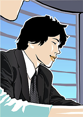 EPS 남자 일러스트 비즈니스 모션 회의 실내 한명 사람 상반신 20대 성인 직장인 비즈니스맨 회의실 남자만 남자한명만 성인남자만 청년만 청년남자만 청년남자한명만 성인한명만 성인남자한명만 성인만 국내일러스트 직업 1 청년 내부 파일형식 벡터