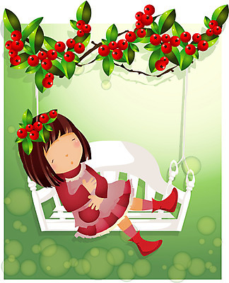 EPS 전신 사계절 계절 여자 열매 초등학생 어린이 벤치 의자 일러스트 휴식 한명 사람 앉기 소녀 취미 라이프 가을 잠 수면 그네 낮잠 나무그네 피라칸타 여자만 여자한명만 어린이만 소녀만 소녀한명만 국내일러스트 식물 1 학생 가구 컨셉 모션 생활 물 파일형식 벡터