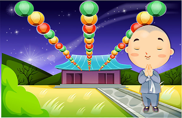 EPS 기념일 남자 종교 초등학생 어린이 불교 일러스트 한국 한명 사람 소년 야외 부처님오신날 사찰 야간 승려 이미지다이어리 동자승 연등 남자만 남자한명만 어린이만 소년만 소년한명만 국내일러스트 자연요소 1 학생 아시아 종교건축 이벤트 등불 성직자 불교용품 파일형식 벡터