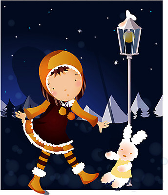 EPS 전신 사계절 계절 공공시설 여자 초등학생 어린이 인형 겨울 가로등 일러스트 밤하늘 한명 서기 사람 소녀 야외 토끼 야간 저녁 여자만 여자한명만 어린이만 소녀만 소녀한명만 국내일러스트 자연요소 1 학생 포유류 모션 하늘 반려동물 시설 파일형식 벡터