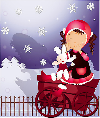 EPS 전신 사계절 계절 여자 어린이 겨울 일러스트 한명 사람 앉기 소녀 20대 성인 야외 수레 눈 마차 여자만 여자한명만 국내일러스트 자연요소 1 교통수단 모션 날씨 청년 카트 파일형식 벡터