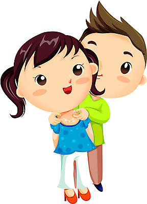 EPS 커플 여자 남자 일러스트 목걸이 선물 사랑 사람 이벤트 두명 로맨틱 이미지다이어리 7월14일 실버데이 국내일러스트 기념일 감정 컨셉 장신구 관계 파일형식 벡터