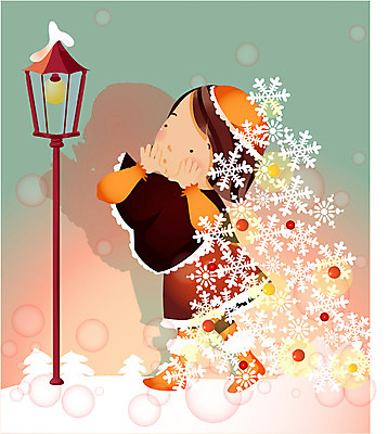 EPS 전신 사계절 계절 공원 공공시설 여자 기념일 종교 초등학생 어린이 크리스마스 겨울 가로등 일러스트 한명 서기 사람 소녀 장식 크리스마스트리 여자만 여자한명만 어린이만 소녀만 소녀한명만 국내일러스트 1 학생 모션 이벤트 시설 파일형식 벡터