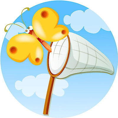 EPS 주간 사계절 계절 교육 나비 일러스트 하늘 방학 여름방학 사람없음 야외 여름 오브젝트 이미지다이어리 곤충채집 입하 채집망 국내일러스트 자연요소 곤충 휴가 수집 절기 파일형식 벡터 여름_계절