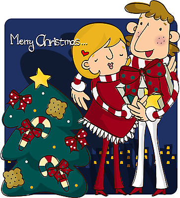 EPS 전신 커플 여자 기념일 남자 종교 크리스마스장식 크리스마스 겨울 일러스트 선물 사랑 서기 사람 야외 두명 크리스마스트리 로맨틱 야간 국내일러스트 자연요소 계절 감정 컨셉 관계 모션 이벤트 파일형식 벡터