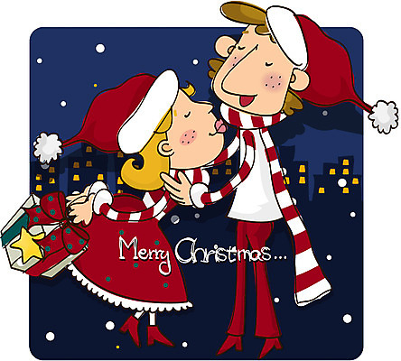 EPS 전신 커플 여자 기념일 남자 종교 크리스마스 겨울 데이트 일러스트 키스 선물 사랑 서기 사람 야외 두명 로맨틱 야간 국내일러스트 자연요소 계절 감정 컨셉 관계 모션 이벤트 애정표현 파일형식 벡터