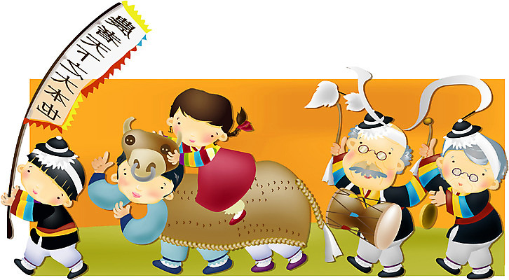 EPS 전신 한국문화 한국전통 전통 여자 명절 남자 일러스트 가족 한국 서기 사람 여러명 야외 추석 전통놀이 공연 가을 풍물놀이 사물놀이 전통공연 풍물 농악무 국내일러스트 동양문화 계절 기념일 아시아 다수 관계 모션 놀이 국악 이벤트 파일형식 벡터