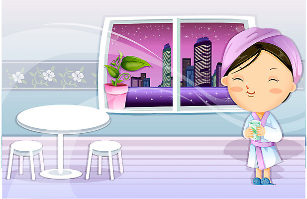 EPS 웰빙 여자 일러스트 청소년 실내 한명 사람 이벤트 10대 목욕 가운 목욕가운 차 야간 다도 이미지다이어리 아로마 그린데이 8월14일 여자만 여자한명만 십대만 십대여자만 십대여자한명만 국내일러스트 자연요소 1 옷 음료 데이이벤트 내부 청결 예절 파일형식 벡터