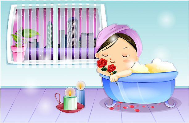 EPS 웰빙 여자 일러스트 욕조 실내 한명 사람 이벤트 20대 성인 장미 목욕 욕실 이미지다이어리 화장실 아로마 향초 반신욕 그린데이 8월14일 여자만 여자한명만 성인여자만 청년만 청년여자만 성인한명만 청년여자한명만 성인여자한명만 성인만 국내일러스트 1 꽃 초 데이이벤트 청년 내부 청결 파일형식 벡터