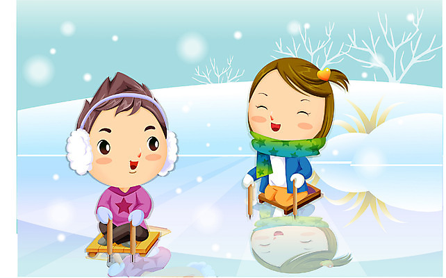 EPS 주간 한국문화 한국전통 사계절 계절 여자 남자 어린이 겨울 일러스트 한국 사람 소녀 소년 야외 두명 친구 전통놀이 이미지다이어리 썰매 빙판 썰매타기 얼음놀이 어린이만 국내일러스트 자연요소 동양문화 전통 아시아 관계 놀이 파일형식 벡터