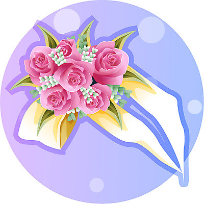 EPS 식물 꽃 부케 결혼 일러스트 이벤트 사람없음 이미지다이어리 결혼소품 국내일러스트 꽃다발 오브젝트 파일형식 벡터