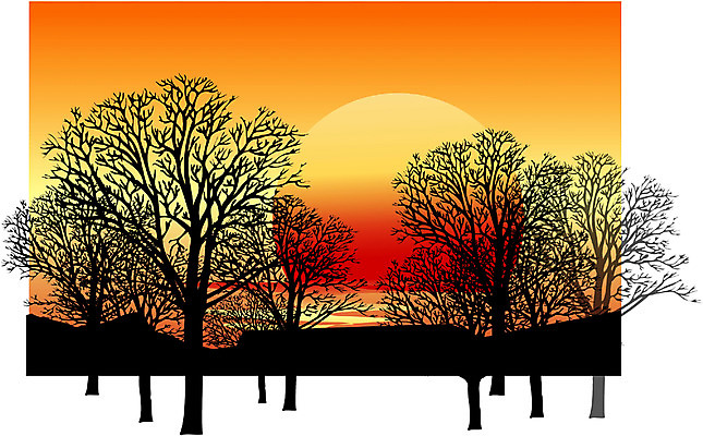 EPS 클립아트 나무 사계절 계절 백그라운드 일러스트 자연현상 자연 하늘 풍경 사람없음 야외 태양 일출 노을 일몰 가을 가을배경 국내일러스트 자연요소 식물 생태계 파일형식 벡터 가을_계절