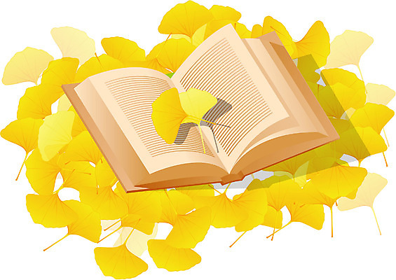 EPS 나무 식물 아이콘 사계절 계절 자연 나뭇잎 사람없음 책 가을 은행잎 은행나무 2D아이콘 잎 생태계 파일형식 벡터