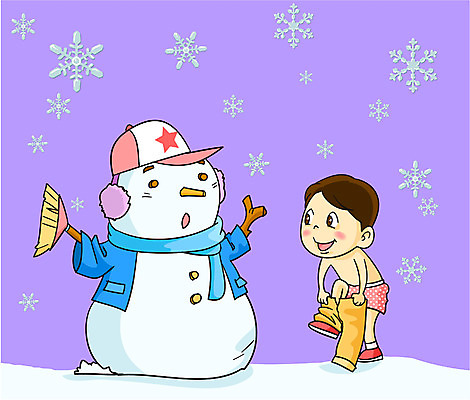 EPS 전신 계절 남자 초등학생 어린이 겨울 일러스트 눈사람 한명 서기 사람 소년 눈 남자만 남자한명만 어린이만 소년만 소년한명만 국내일러스트 자연요소 1 학생 모션 날씨 파일형식 벡터