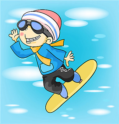 EPS 전신 계절 남자 초등학생 어린이 겨울 일러스트 한명 사람 소년 레포츠 스노우보드 보드 남자만 남자한명만 어린이만 소년만 소년한명만 국내일러스트 1 학생 스포츠 레저 보드_스포츠 파일형식 벡터