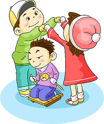 EPS 계절 여자 남자 어린이 겨울 일러스트 놀이 사람 소녀 소년 세명 친구 썰매 얼음썰매 어린이만 국내일러스트 관계 파일형식 벡터