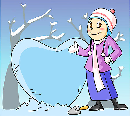 EPS 전신 계절 여자 초등학생 어린이 겨울 일러스트 한명 서기 사람 소녀 야외 하트 눈 눈장난 여자만 여자한명만 어린이만 소녀만 소녀한명만 국내일러스트 자연요소 모양 1 학생 모션 놀이 날씨 파일형식 벡터