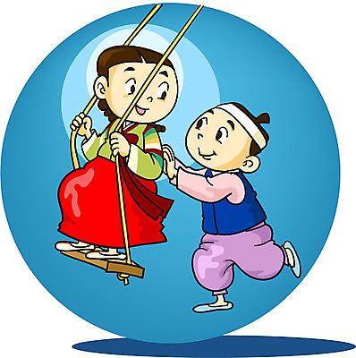 EPS 한국문화 한국전통 전통 커플 여자 명절 남자 일러스트 사람 두명 전통놀이 한복 그네 그네타기 그네뛰기 단오 국내일러스트 동양문화 기념일 관계 놀이 한국 전통의상 파일형식 벡터