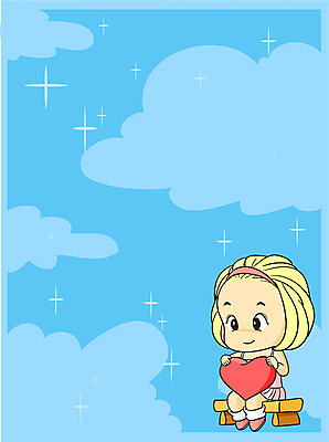 EPS 여자 기념일 초등학생 어린이 백그라운드 일러스트 화이트데이 발렌타인데이 사랑 한명 사람 소녀 10대 하트 편지지 여자만 여자한명만 소녀만 국내일러스트 모양 1 학생 감정 데이이벤트 청소년 이벤트 편지 어린이만 파일형식 벡터