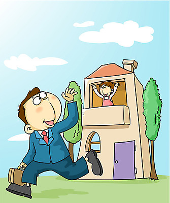 EPS 주간 전신 라이프스타일 부부 커플 여자 남자 일러스트 신혼부부 주택 사랑 서기 사람 야외 두명 인사 직장인 비즈니스맨 출근 국내일러스트 자연요소 직업 감정 비즈니스 관계 모션 건물 생활 예절 출퇴근 신혼 파일형식 벡터