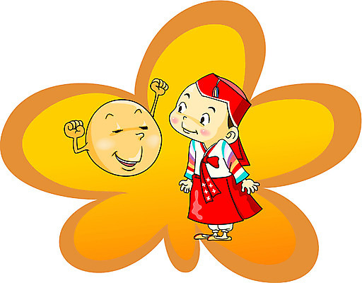 EPS 전신 전통 여자 명절 어린이 일러스트 한국 한명 서기 사람 소녀 10대 설날 추석 보름달 달 가을 여자만 여자한명만 소녀만 국내일러스트 자연요소 1 계절 기념일 아시아 모션 청소년 어린이만 파일형식 벡터