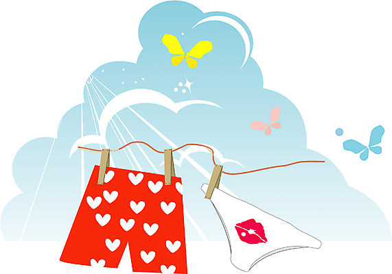 EPS 주간 클립아트 옷 사계절 계절 로우앵글 일러스트 바지 자연 날씨 사람없음 야외 여름 맑음 빨래 빨랫줄 국내일러스트 자연요소 줄 뷰포인트 가사 하의 생태계 파일형식 벡터