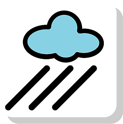 EPS 자연요소 구름 아이콘 자연 버튼 날씨 픽토그램 비 빗방울 웹아이콘 날씨아이콘 소서 2D아이콘 여름 비_날씨 절기 생태계 파일형식 벡터