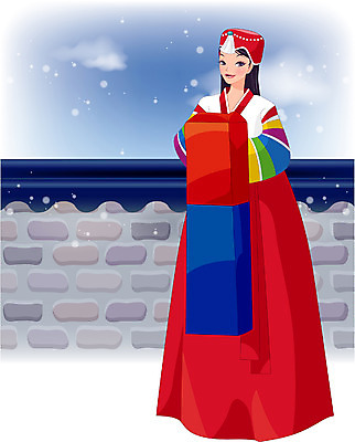 EPS 계절 여자 명절 겨울 일러스트 새해 한명 사람 이벤트 20대 성인 야외 설날 전통의상 한복 이미지다이어리 청사초롱 여자만 여자한명만 성인여자만 청년만 청년여자만 성인한명만 청년여자한명만 성인여자한명만 성인만 국내일러스트 1 한국전통 전통 기념일 청년 초롱 파일형식 벡터