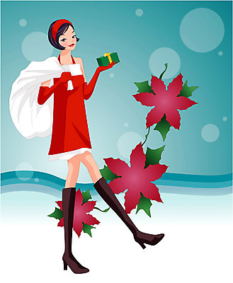 EPS 계절 여자 기념일 종교 크리스마스 겨울 일러스트 선물 한명 사람 이벤트 20대 성인 이미지다이어리 여자만 여자한명만 성인여자만 청년만 청년여자만 성인한명만 청년여자한명만 성인여자한명만 성인만 국내일러스트 1 청년 파일형식 벡터